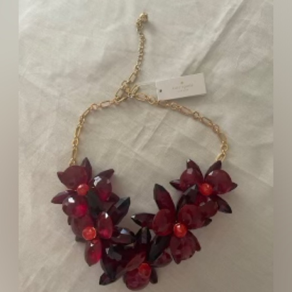 Kate Spade Blooming Brilliant statement necklace NWT - Picture 7 of 7